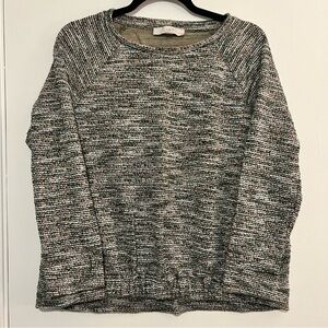 LOFT Petite M Multicolor Wide Neck Sweater